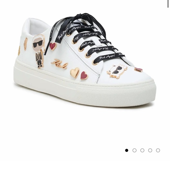 Karl Lagerfeld Shoes - 🆕Karl Lagerfeld White Sneakers 8.5